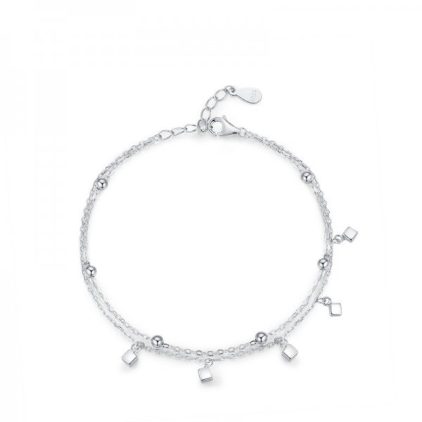 Fashion Double-layer Square Bracelet For Women